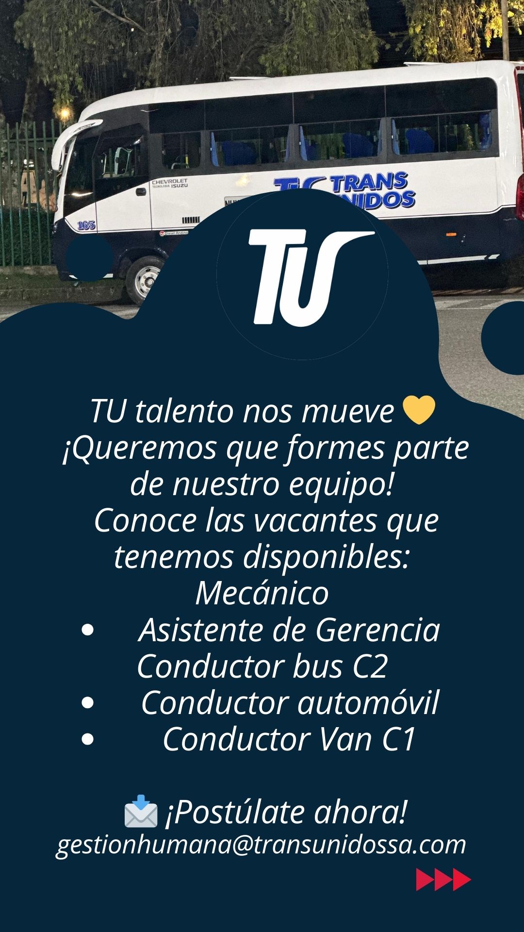 Trabaja con nosotros