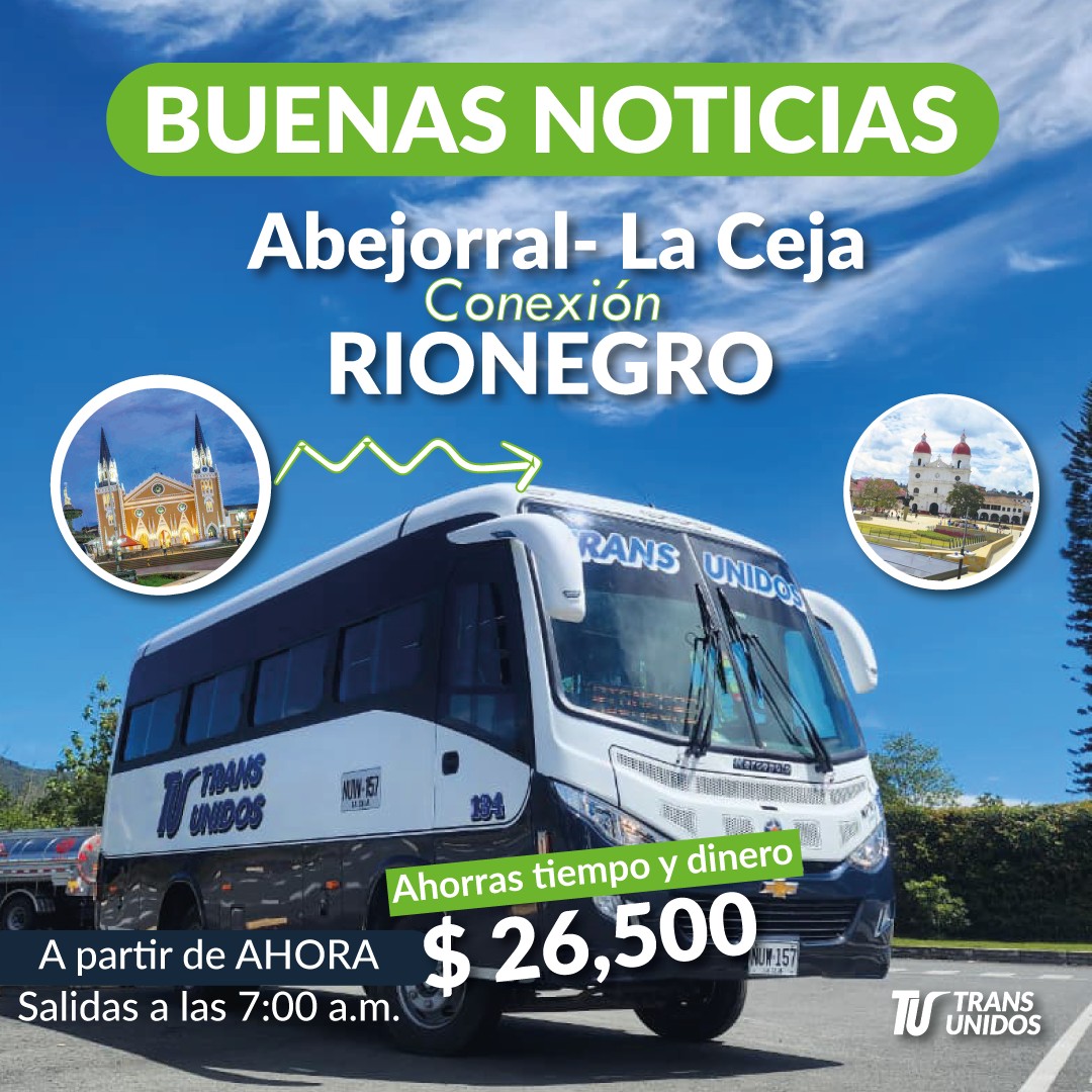 Entra en operación Abejorral – La Ceja conexión  Rionegro