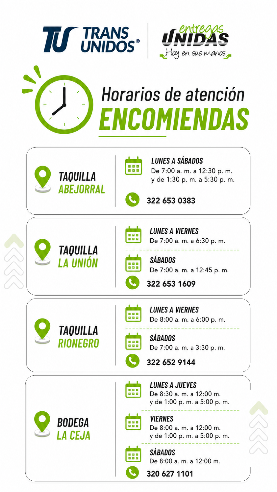 HORARIOS ENCOMIENDAS (1)