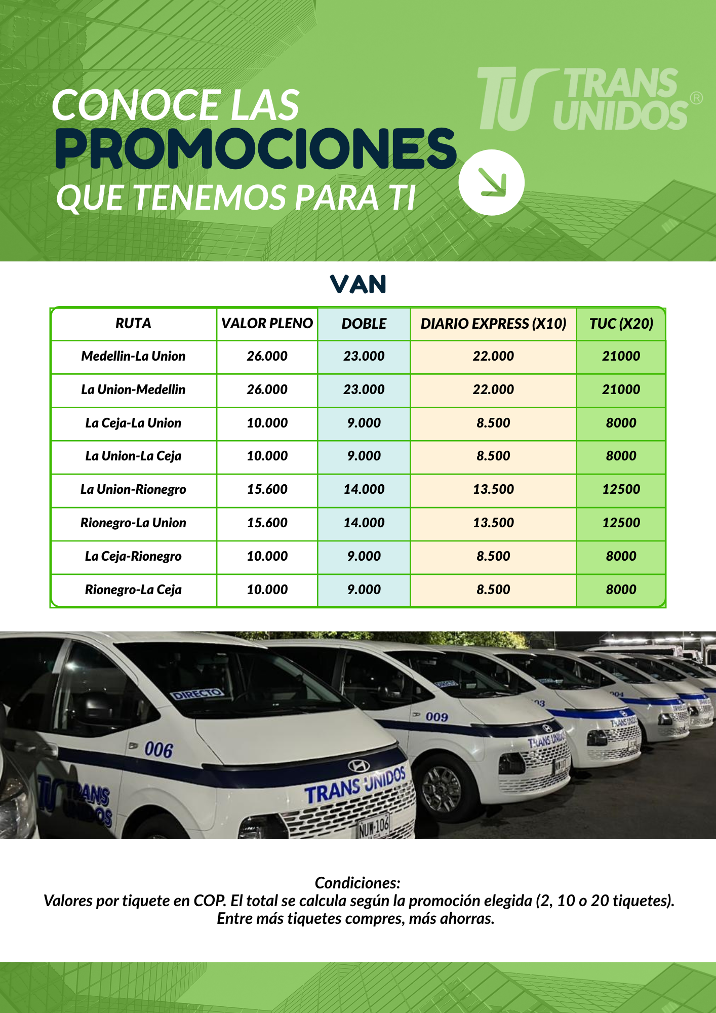 Promociones 2026 Van
